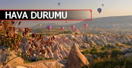 7 Mart 2016 Nevşehir’de Hava Durumu