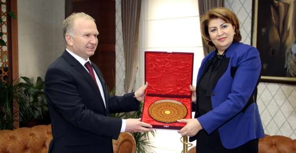 Azerbaycan Eğitim Müsteşarı Nasibova Nevşehir’de