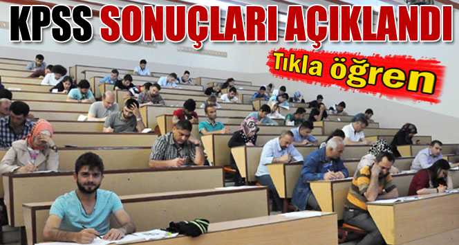 2014 KPSS Sonuçları Açıklandı