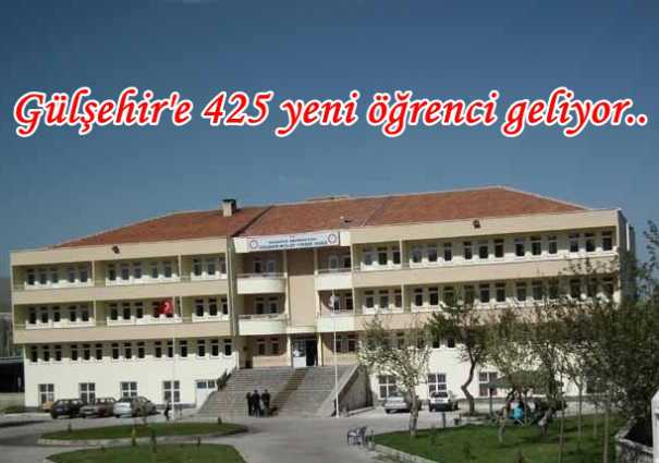 Gülşehir Meslek Yüksek Okuluna 415 Öğrenci Kayıt Yaptırdı