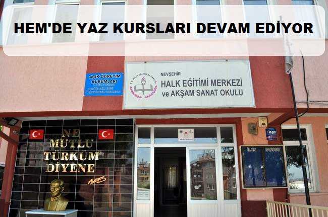 HEM de Yaz Kursları Devam Ediyor