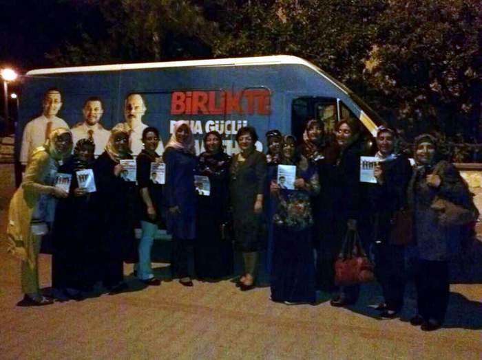 AK Kadınlar Nevşehir’de Gece Gündüz Çalışıyor