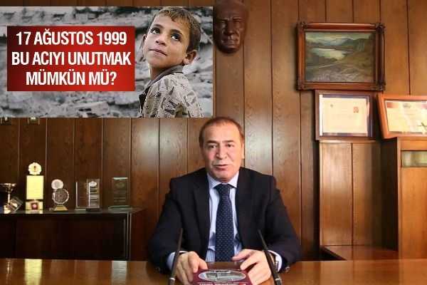 Afet Çocukları Derneği Başkanı Ödemiş ’’ 17 Ağustos Depremini Unutmadık’’