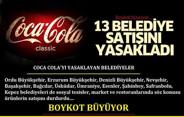 Coca Cola Boykotu Büyüyor 