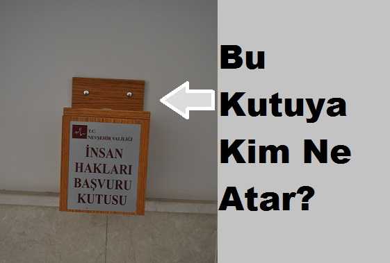 Nevşehir’de Bu Kutuya Kim Ne Atar?