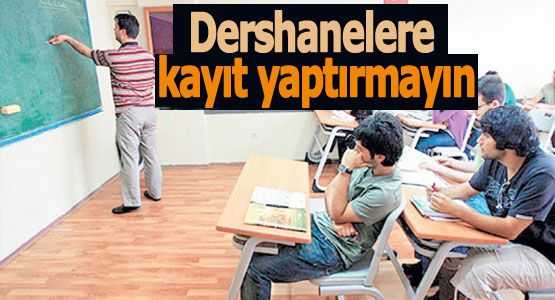 Milli Eğitim Müdürlüğü’nden Dershane Açıklaması 
