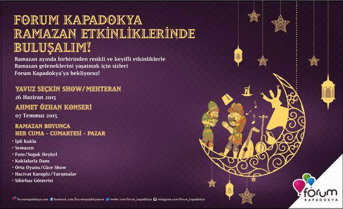 Forum Kapadokya Ramazan Eğlencesinin Adresi
