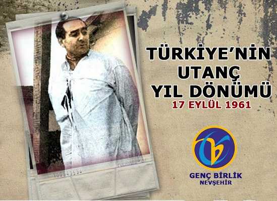 Genç Birlik Menderes’i Andı