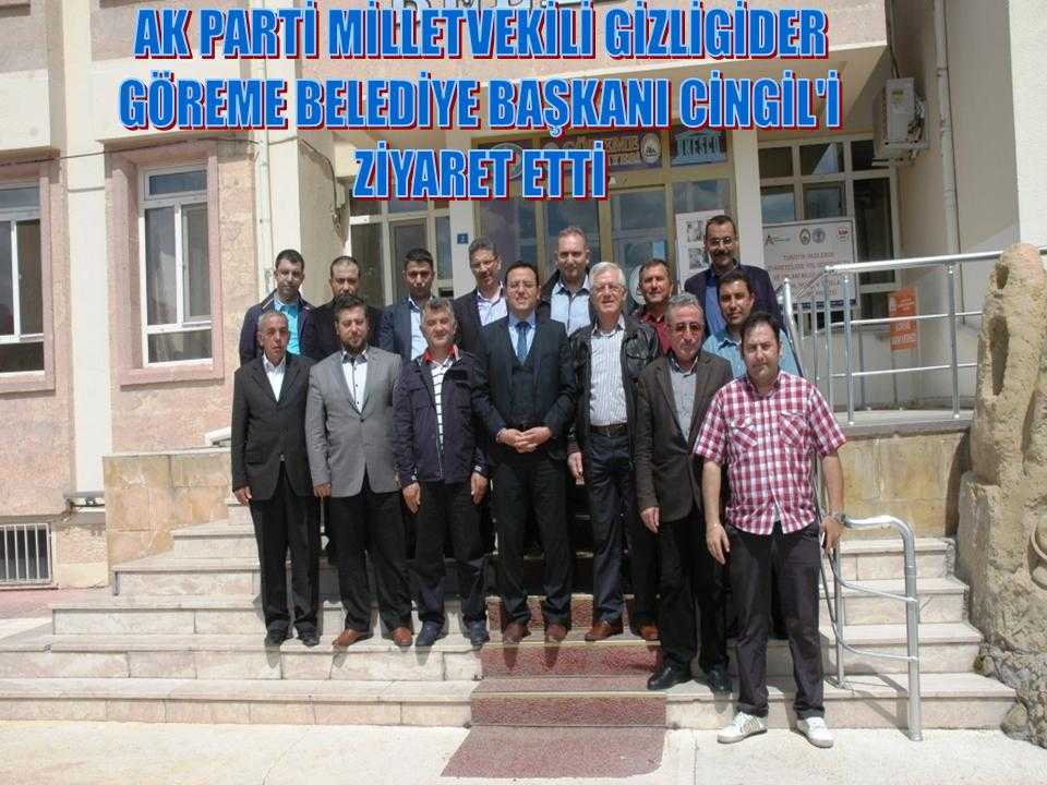Ak Parti Milletvekili Gizligider’den Başkan Cingil’e Ziyaret 