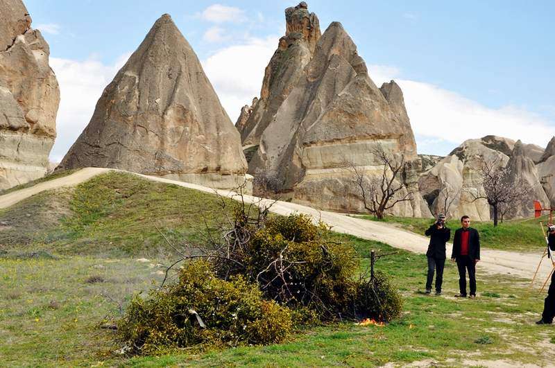 Göreme’de Ökse Otuna Karşı Mücadele