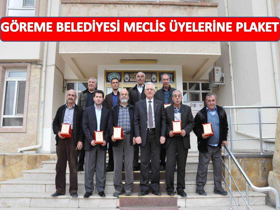 Başkan Cingil’den Meclis Üyelerine Plaket 