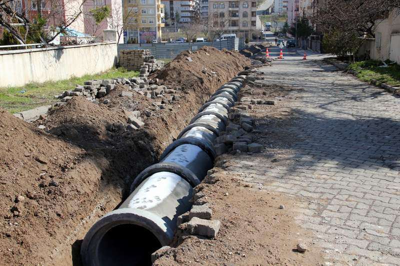 Güzelyurt Mahallesi, Yağmur Suyu Drenaj Sistemine Kavuşuyor