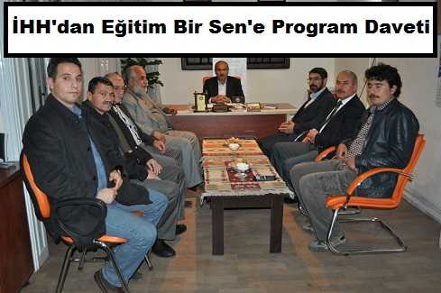 İHH’dan Eğitim-Bir-Sen’e Program Daveti