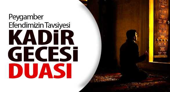 Kadir Gecesi Duası