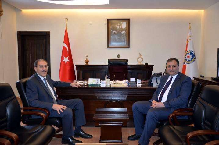 Kayseri Emniyet Müdürü, Nevşehir Emniyet Müdürü Kalayoğlu’nu Ziyaret Etti