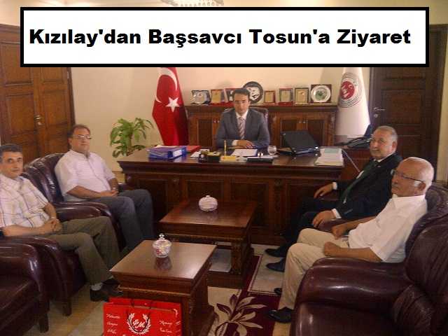 Kızılay’dan Başsavcı Tosun’a Ziyaret 