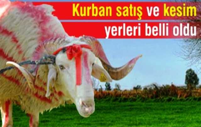 Avanos’ta Kurban Satış ve Kesim Yerleri Belirlendi
