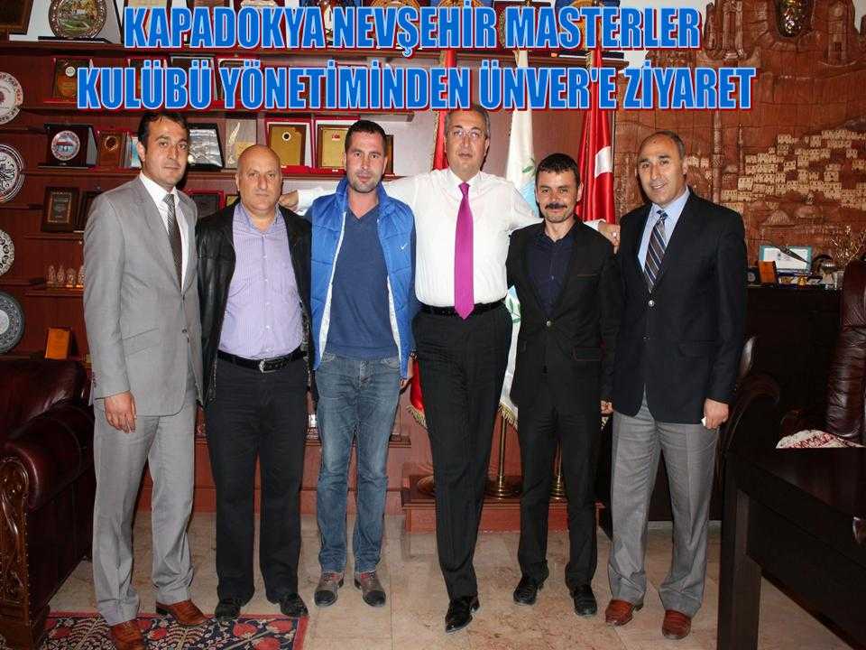 Kapadokya Nevşehir Masterler Kulübü Yönetiminden Ünver’e Ziyaret 