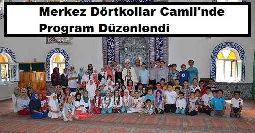 Merkez Dörtkollar Camiinde Program Düzenlendi
