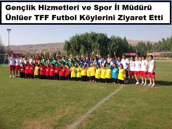 Ünlüer TFF Futbol Köy Okullarını Ziyaret Etti