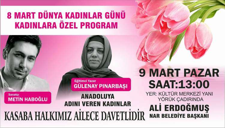 Nar Belediyesi’nden Kadınlara Özel Program