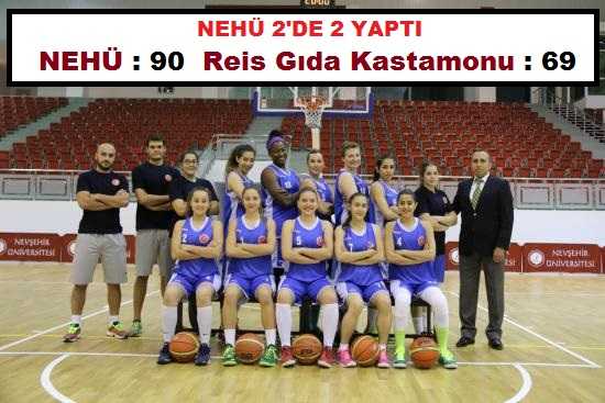 Nevşehir Hacı Bektaş Veli Üniversitesi Bayan Basketbol Takımı İkinci Maçını da Kazandı