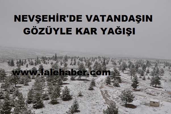 Nevşehir’de Vatandaşların Objektifinden Kar Manzaraları