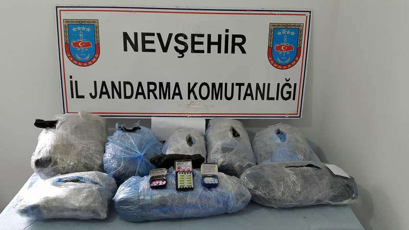 Nevşehir’de 16 Kilo 500 Gram Esrar Yakalandı