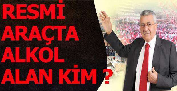 Nevşehir&rsquo;de Resmi Ara&ccedil;ta Alkol Alan Kim?