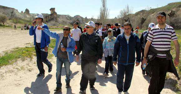 Nevşehir’de Turizm Haftası Nedeniyle Vadi Yürüyüşü Düzenlendi