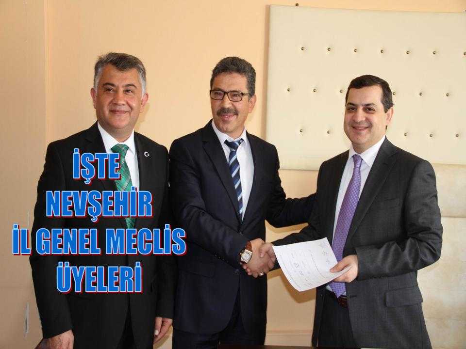 Nevşehir İl Genel Meclis Üyeleri Belli Oldu