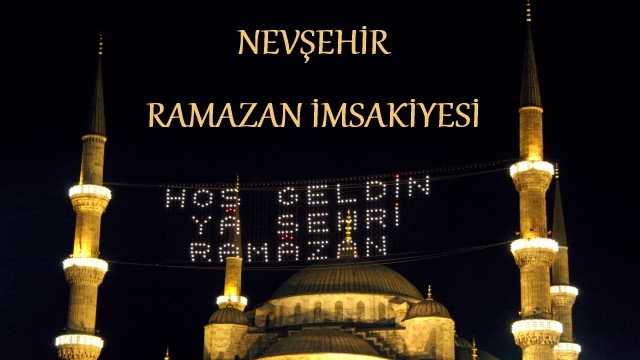 Nevşehir İçin İftar Vakti - 2015 Ramazan İmsakiyesi