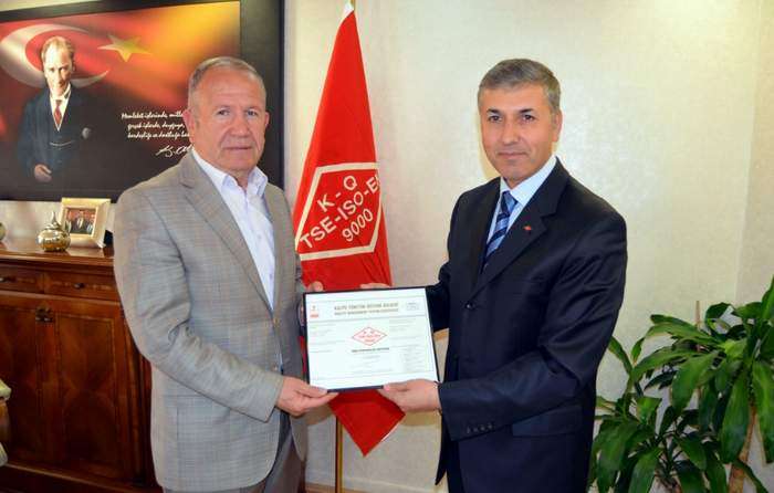 Nevşehir Ticaret Borsası TS EN ISO 9001 Belgesi Aldı