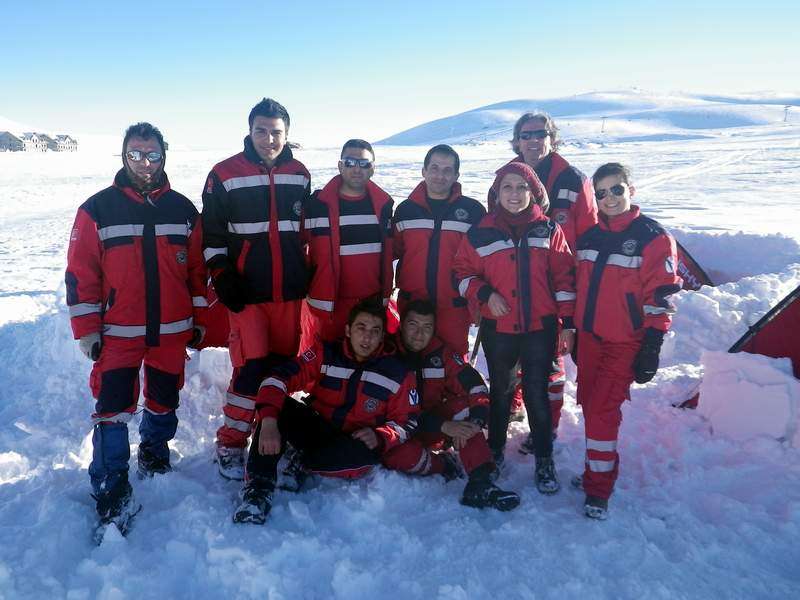 Nevşehir UMKE Erciyes’te Kış Kamp Ve Tatbikatına Katıldı