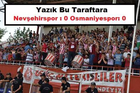 Nevşehir spor Büyük Fırsat Tepti