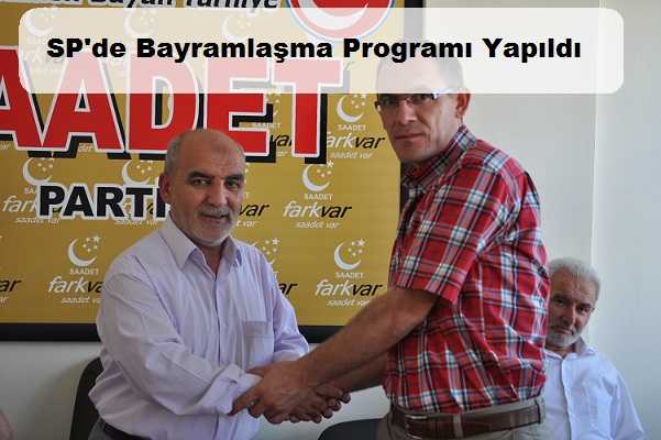 SP’de Bayramlaşma Töreni Yapıldı