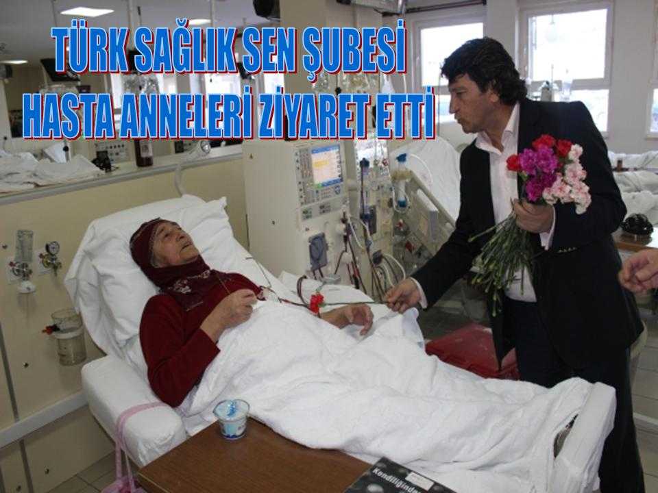T&uuml;rk Sağlık Sen Hasta Anneleri Ziyaret Etti