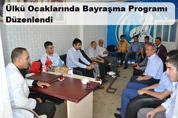Ülkü Ocağında Bayramlaşma Töreni Düzenlendi