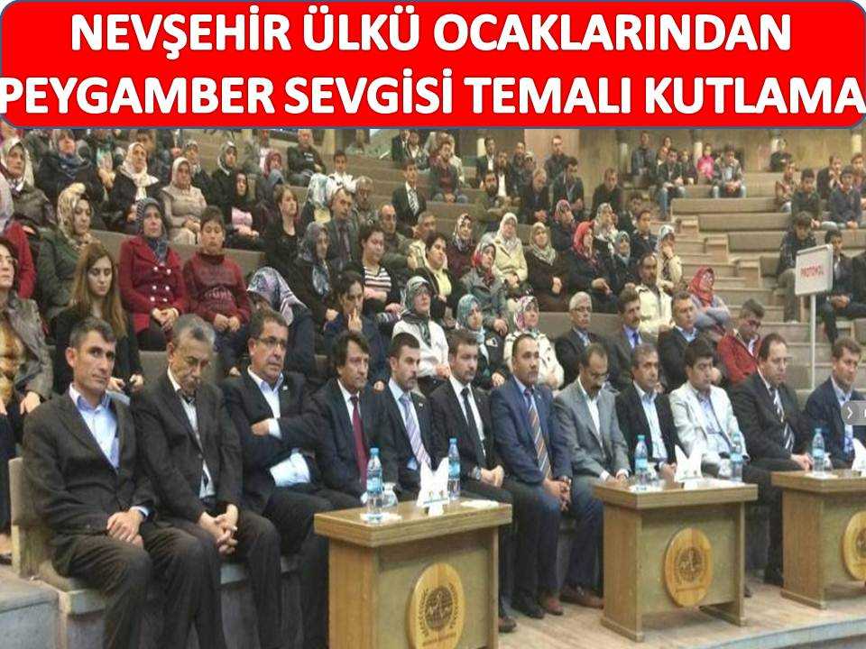 Nevşehir Ülkü Ocaklarından Kutlu Doğum ‘da Peygamber Sevgisi Temalı Kutlama