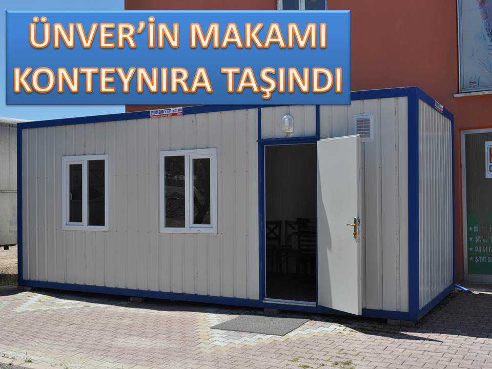 Makam Konteynır’a Taşındı