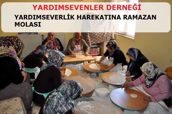 Yardımseverlik Harekatına Ramazan Molası Verildi