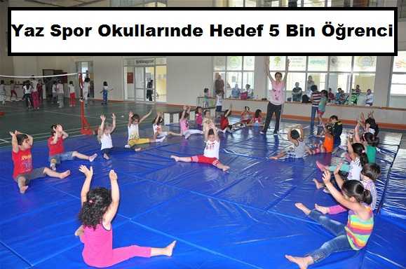 Yaz Spor Okullarında Hedef 5 Bine Ulaşmak 