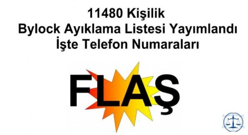 İşte 11 Bin 480 Kişilik ByLock Ayıklama Listesi