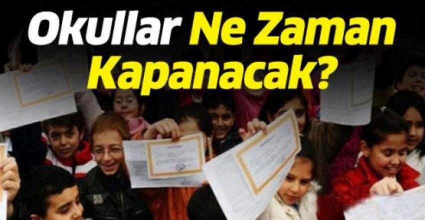 Nevşehir'de Okullar Ne Zaman Kapanacak