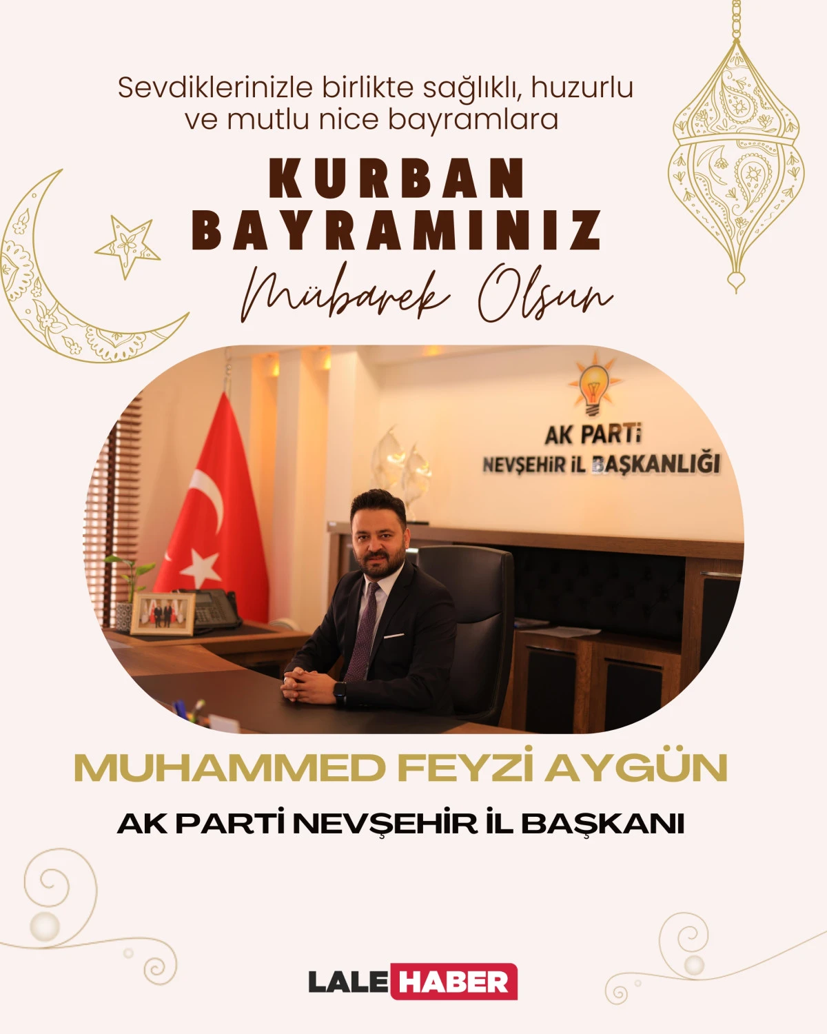 AK Parti İl Başkanı Ayg&uuml;n, Kurban Bayramını kutladı
