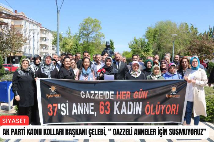 AK Parti Kadın Kolları Başkanı Çelebi, 