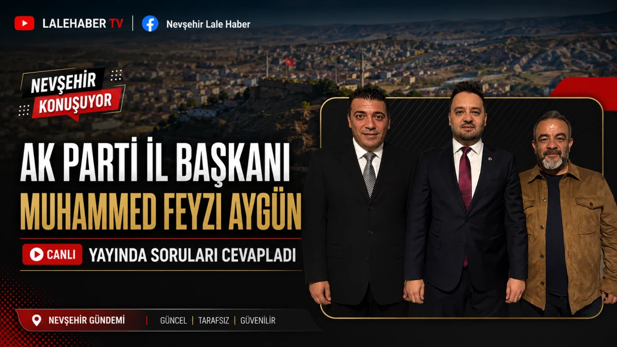 AK Parti Nevşehir İl Başkanı Ayg&uuml;n, canlı yayında soruları cevapladı