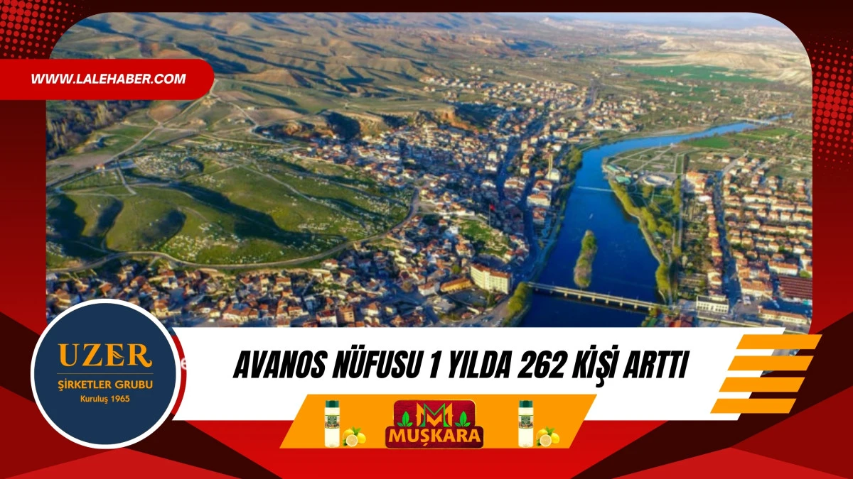 Avanos n&uuml;fusu son 1 yılda  262 kişi arttı