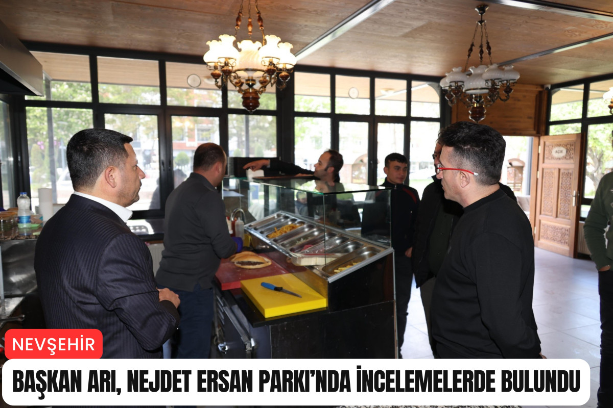Başkan Arı, Nejdet Ersan Parkı’nda incelemelerde bulundu