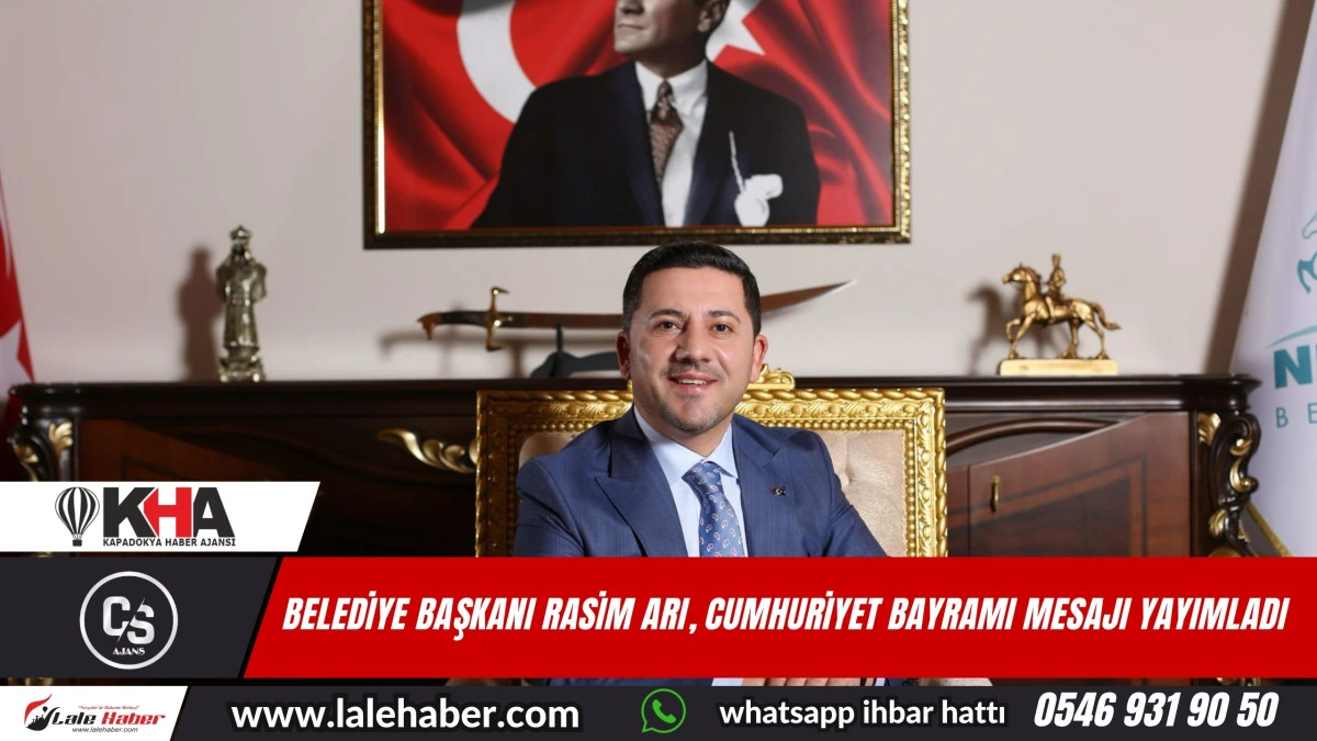 Belediye Başkanı Arı, Cumhuriyet Bayramı mesajı yayımladı